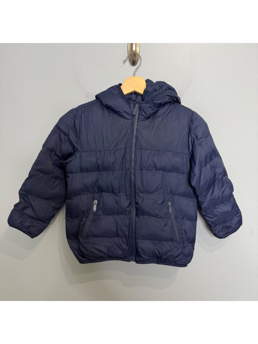 ZARA navy blue kids puffer coat size 6